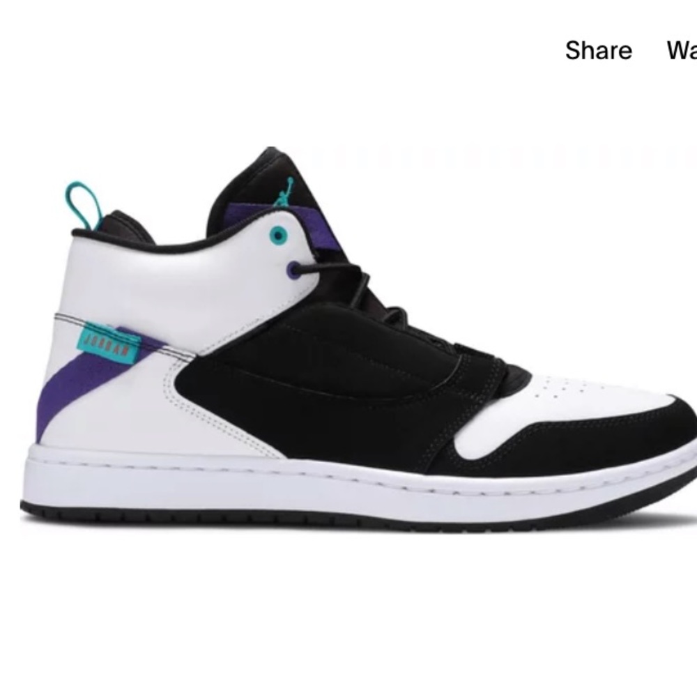 Nike Jordan Fadeaway Black White Grape 2020